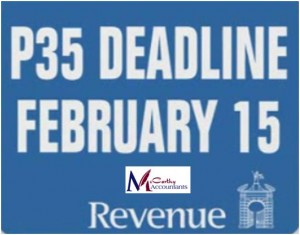 P35 Tax Deadline February 15th 23rd